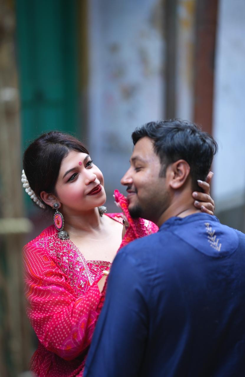 Tania and Soham sharing a close, joyful moment